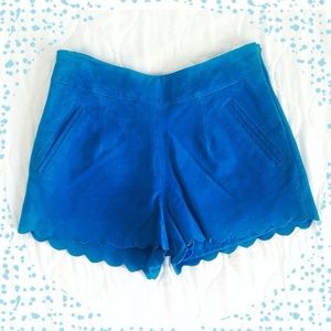 🌸Scalloped Leather Shorts🌸